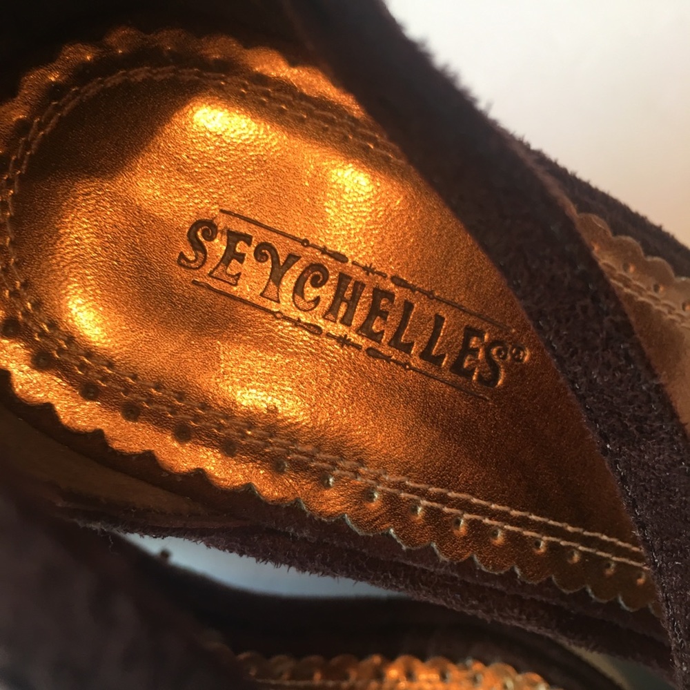 NWOT Seychelles Wicked Chocolate Wedges Size 8.5 - Picture 8 of 8